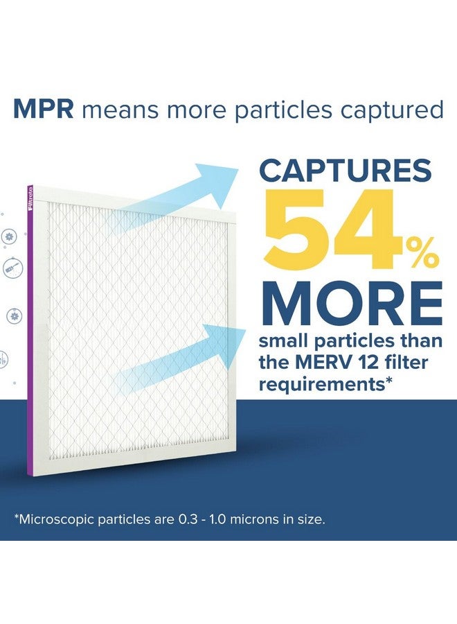 FILTRETE Filtrete 18x24x1 AC Furnace Air Filter, MERV 12, MPR 1500, CERTIFIED asthma & allergy friendly, 3 Month Pleated 1-Inch Electrostatic Air Cleaning Filter, 4-Pack (Actual Size 17.81 x 23.81 x 0.78 in)  - Image 4