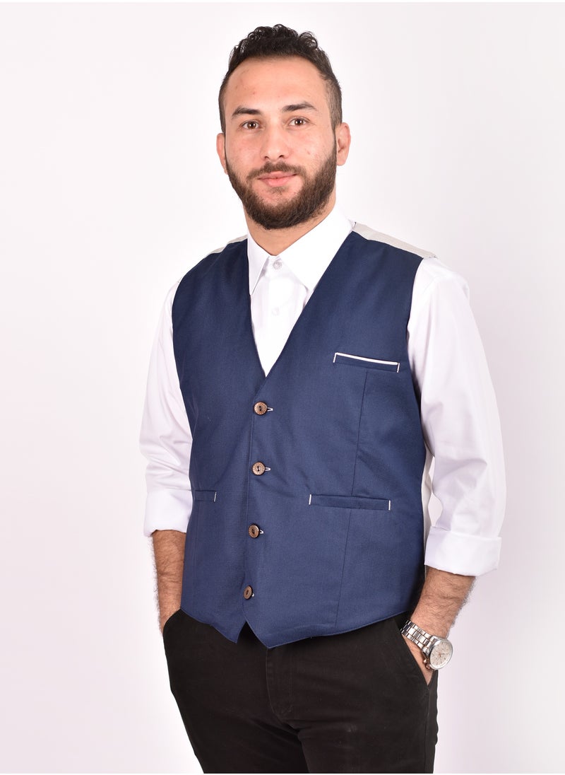 أكسجين - صدرية B22 - اللون ازرق كحلي - Image 1