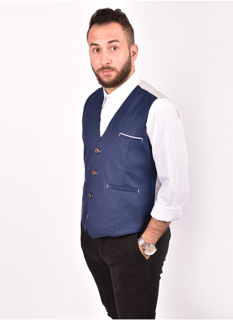 أكسجين - صدرية B22 - اللون ازرق كحلي - Image 1
