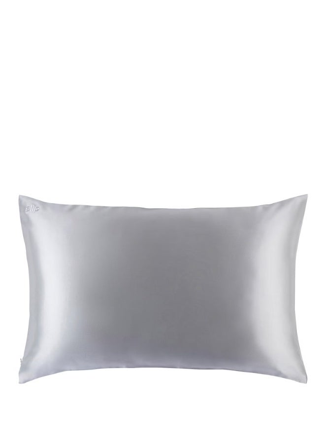 Slip Silk Pillowcase - Queen - Silver - Image 1