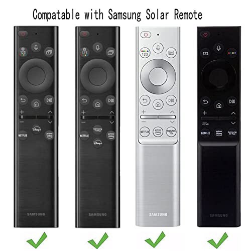 AKSHFETH Silicone Case for Samsung Smart TV Solar Cell Remote Control (Black) - Image 2