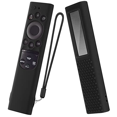 AKSHFETH Silicone Case for Samsung Smart TV Solar Cell Remote Control (Black) - Image 1
