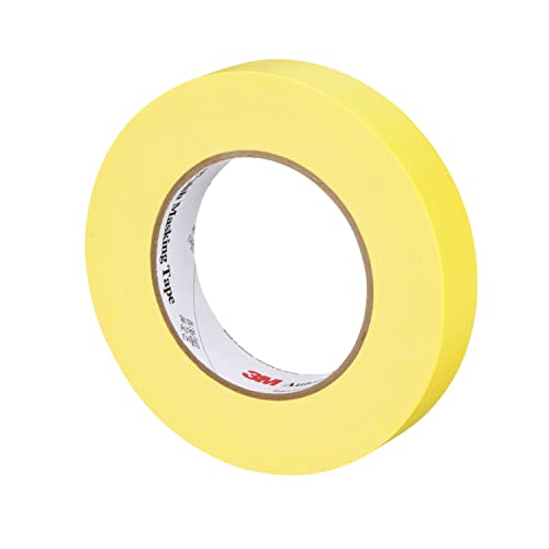 3M Automotive Refinish Masking Tape 06653, 388N, Yellow Color, Water Resistant, Multi-Purpose, 24 mm x 55 m - Image 3