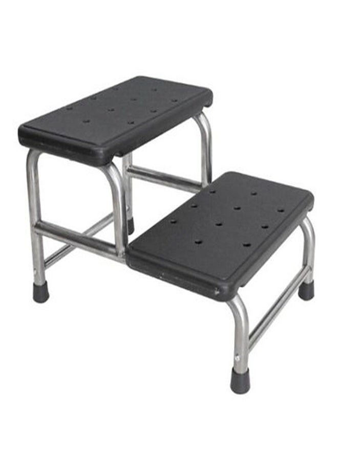 BIONEX Stainless Steel Double Foot Step Stool for Hospital and Clinic Use - Image 1