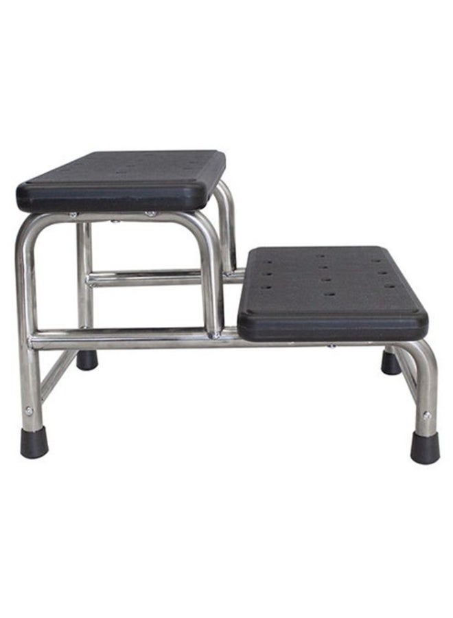 BIONEX Stainless Steel Double Foot Step Stool for Hospital and Clinic Use - Image 2