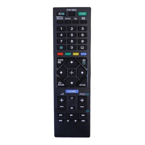 Upix Compatible/Replacement for Sony Bravia LCD/LED TV Universal Remote No. URC121 | Black | Exact Match Required - Image 1