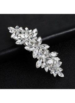 BLAAROOM Silver Rhinestones Bridal Hair Clipsfrench Crystal Glass Wedding Hair Hairpins For Bride Bridesmaids Hair Accessories  - Image 2