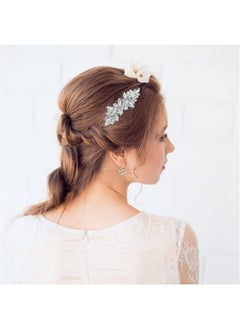 BLAAROOM Silver Rhinestones Bridal Hair Clipsfrench Crystal Glass Wedding Hair Hairpins For Bride Bridesmaids Hair Accessories  - Image 4