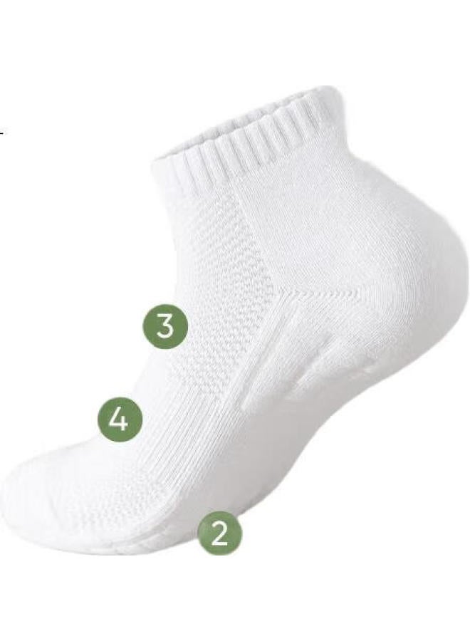 Picking up socks Pick Socks Journal Men'S Sports Antibacterial And Odor-Resistant Men'S Boat Socks Spring And Autumn Solid Color Casual Cotton Breathable Men'S Short Socks - Image 2