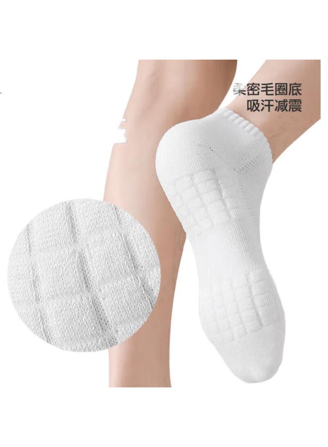 Picking up socks Pick Socks Journal Men'S Sports Antibacterial And Odor-Resistant Men'S Boat Socks Spring And Autumn Solid Color Casual Cotton Breathable Men'S Short Socks - Image 1