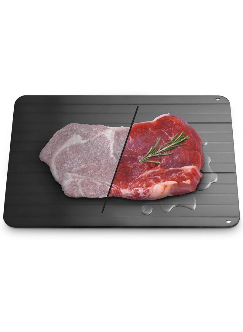 SYOSI Defrosting Plate, Thawing Tray for Frozen Meat Large, Rapid Thaw Defrosting Tray Kitchen Gadgets for Home Thawing Plate - Thawing Tray for Frozen Meat Defrosting - Frozen Food Meat Thawing Board - Image 1