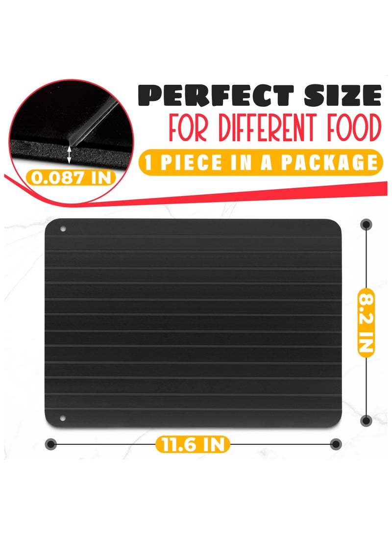 SYOSI Defrosting Plate, Thawing Tray for Frozen Meat Large, Rapid Thaw Defrosting Tray Kitchen Gadgets for Home Thawing Plate - Thawing Tray for Frozen Meat Defrosting - Frozen Food Meat Thawing Board - Image 2