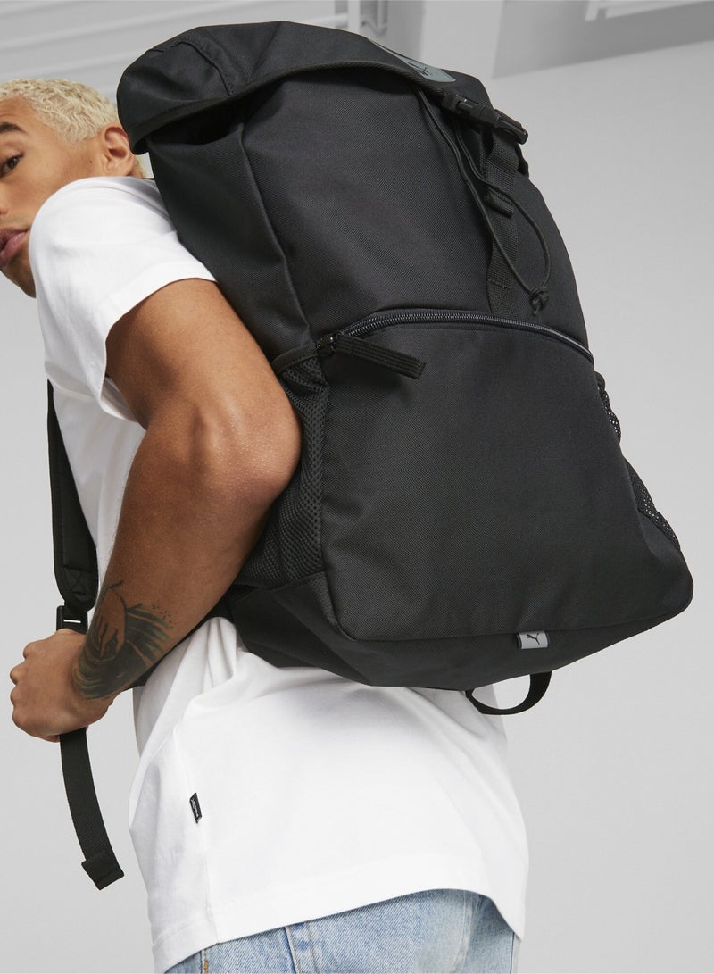 PUMA Style Unisex Black Backpack - Image 4
