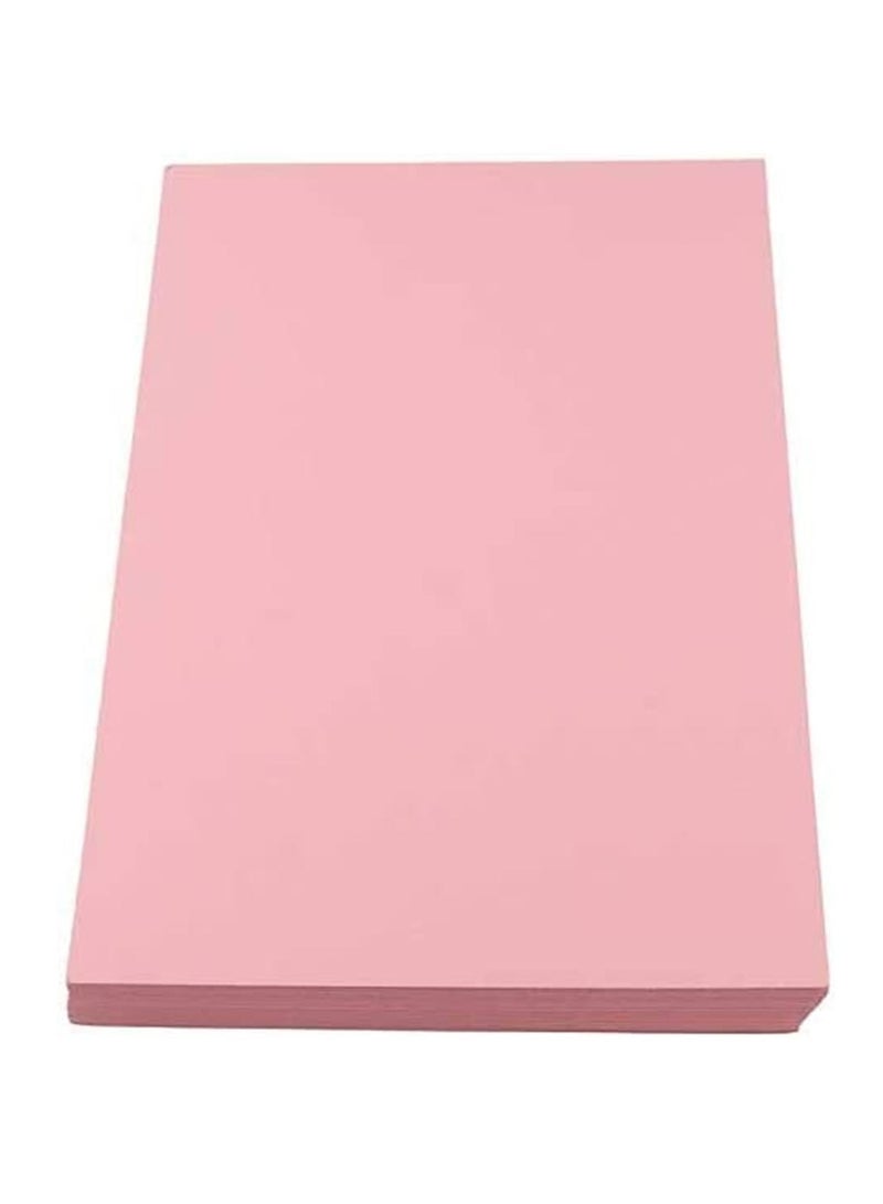 50-Piece A4 Size Bristol Card Pink 300gsm Thickness - Image 1
