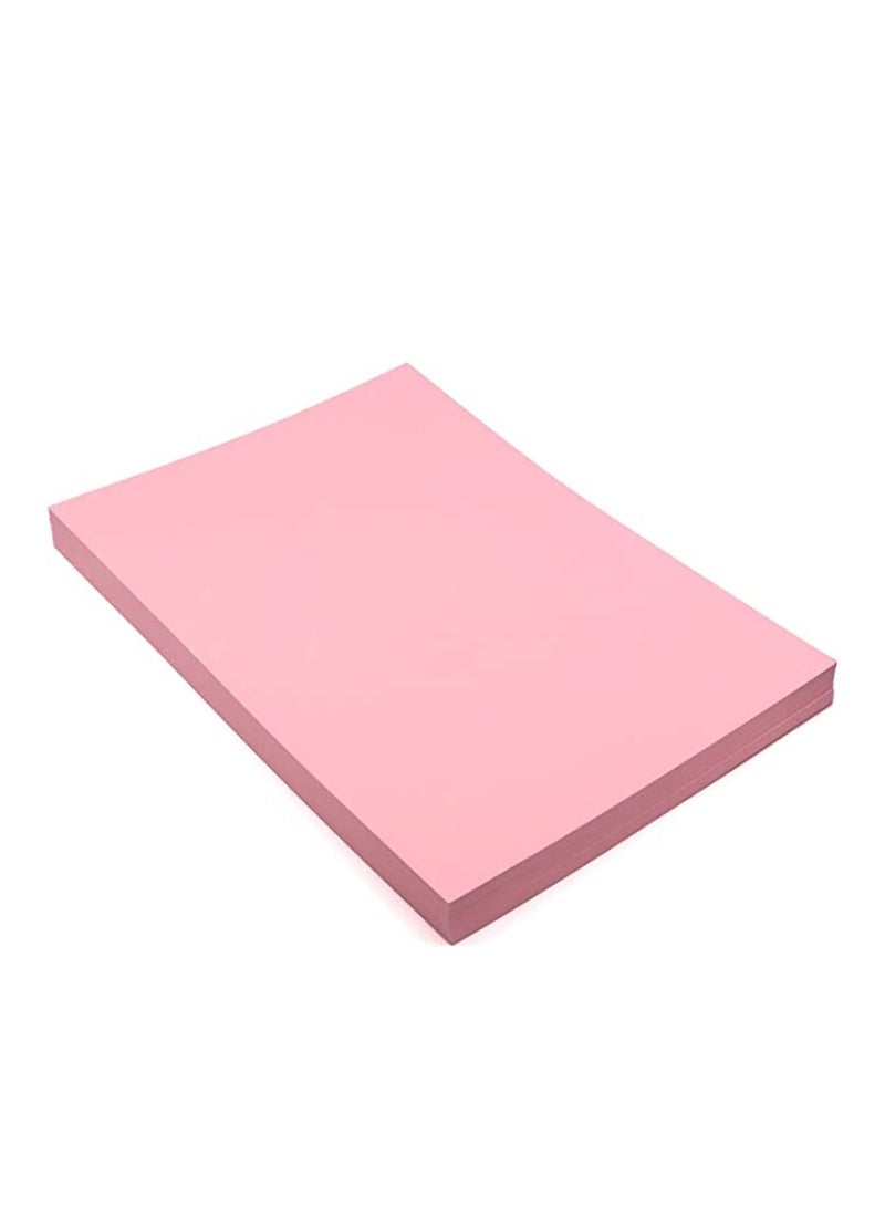50-Piece A4 Size Bristol Card Pink 300gsm Thickness - Image 2