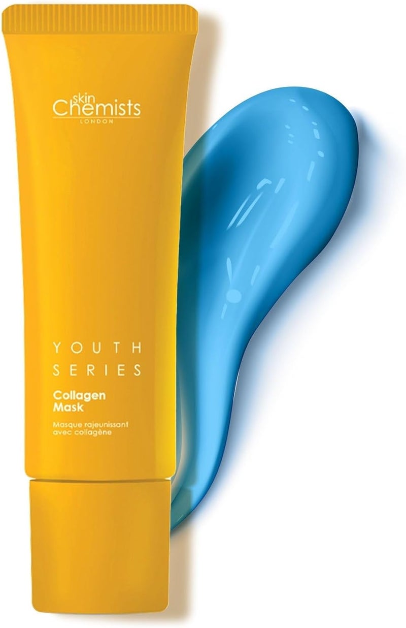 skinChemists Collagen Face Mask 50ml Moisturises Softens Nourishes for Youthful Glow Deep Hydration for Plump Complexion Balancing Protective Formula