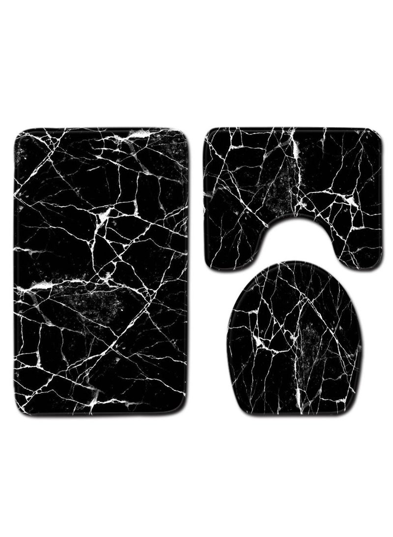 الأزرق جي دبليو طقم إكسسوار دواسات الحمام من 3 قطع - Image 1