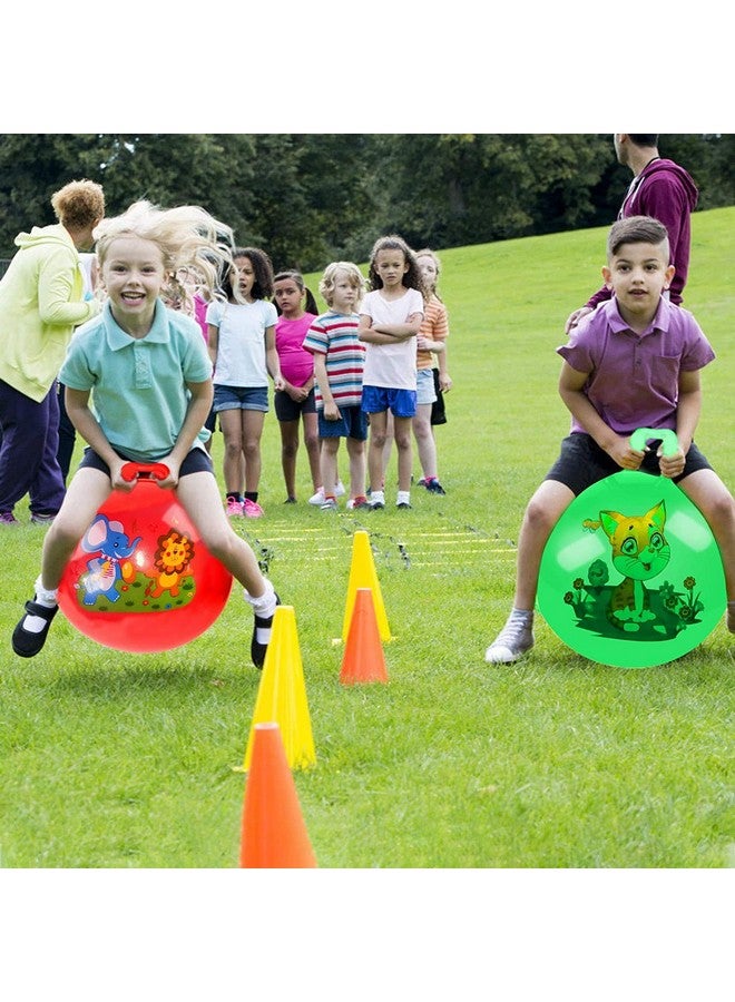 Abhsant Kid's Rubber, Vinyl Kangaroo Outdoor Bouncer Sit And Jump Ball (Random Color, 65 cm) - Image 4
