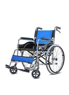 Cool Baby Portable Manual Wheelchair Travel Transport Chair with Handbrake Folding Light Wheelchair  - Image 1