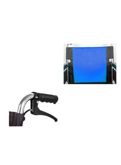 Cool Baby Portable Manual Wheelchair Travel Transport Chair with Handbrake Folding Light Wheelchair  - Image 4