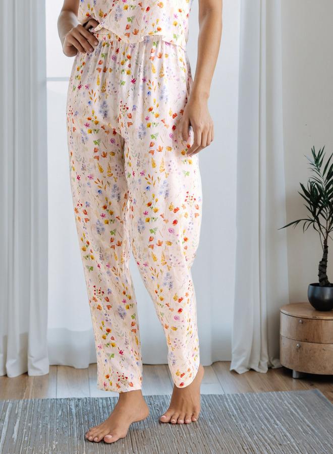 سبلاش فيڤ طقم روب وبيجامة بطبعة زهور شاملة - Image 4