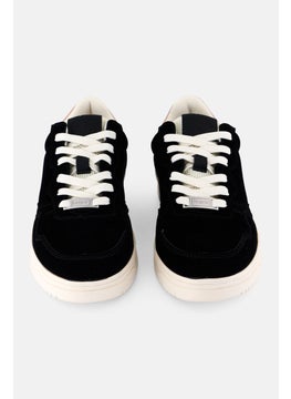 RBX Women Suede Lace Up Outdoor Shoes, Black  - Image 4