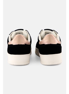 RBX Women Suede Lace Up Outdoor Shoes, Black  - Image 2