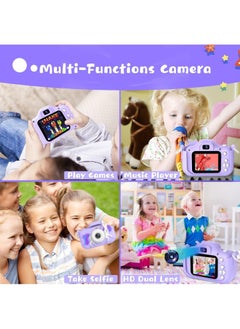 Y&D Kids Camera, 1080P HD Camera for with 32 GB Card, 40MP Digital Camera,HD Video Protective Silicone Cover,for Girls Boys Age 6-12  - Image 2