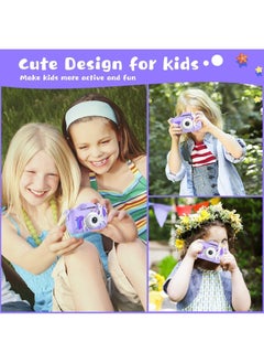 Y&D Kids Camera, 1080P HD Camera for with 32 GB Card, 40MP Digital Camera,HD Video Protective Silicone Cover,for Girls Boys Age 6-12  - Image 4