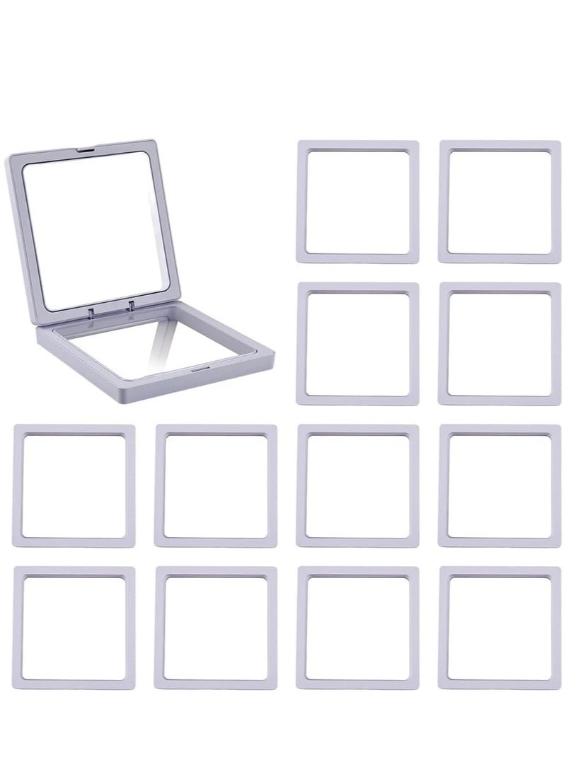 12 قطعة المعرض 3d المجوهرات إطار العائمة - Image 1