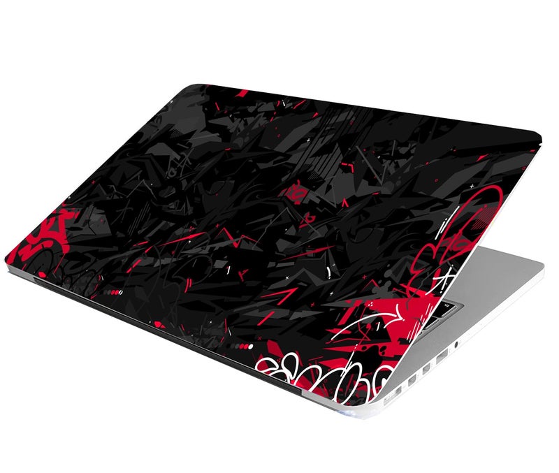 BAEYE Full Laptop Skin Stickers HD Quality Sticker for Laptops Upto 15.6" (Dustproof|Waterproof|Scratchproof|Reusable) - BE Graffiti FL1 - Image 2