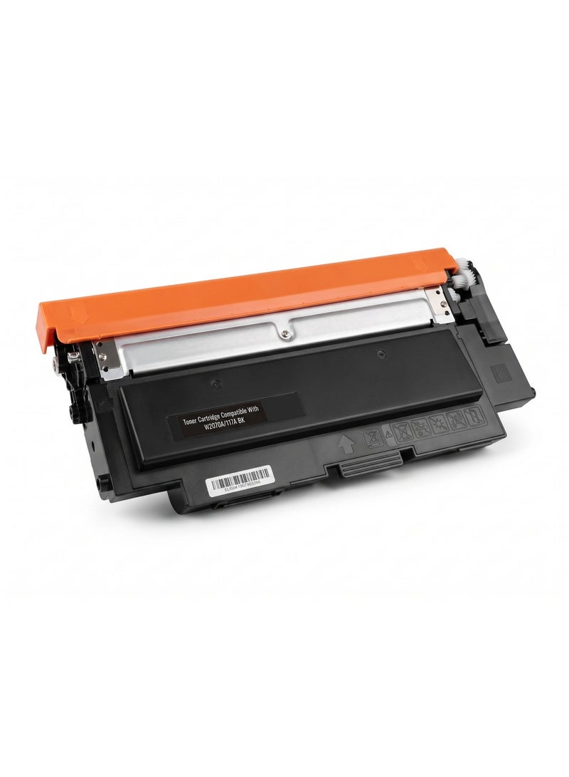 طباعة الذهب Gold Print Premium Toner Cartridge W2070A 117A Black Compatible for HP Color Laser MFP 179fnw, 178fnw, 150a, 150w, 150nw, Toner: Refined toner is infinitely close to original toner to achieve high color printing. - Image 2