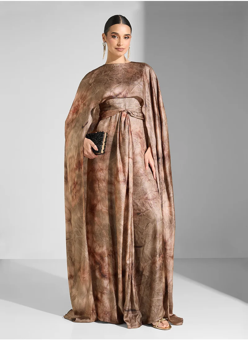جولدن ابل Long Sleeves Maxi Dress