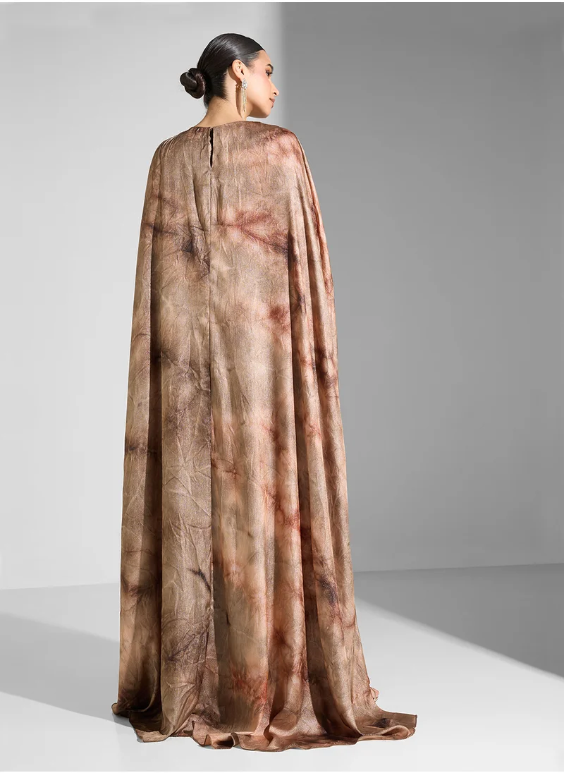 جولدن ابل Long Sleeves Maxi Dress