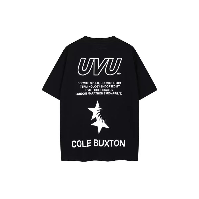 Cb Icon High Street Trendy Brand London Limited Slogan Letter Logo Printing Loose Round Neck Short-Sleeved T-Shirt For Men And Women - Image 3