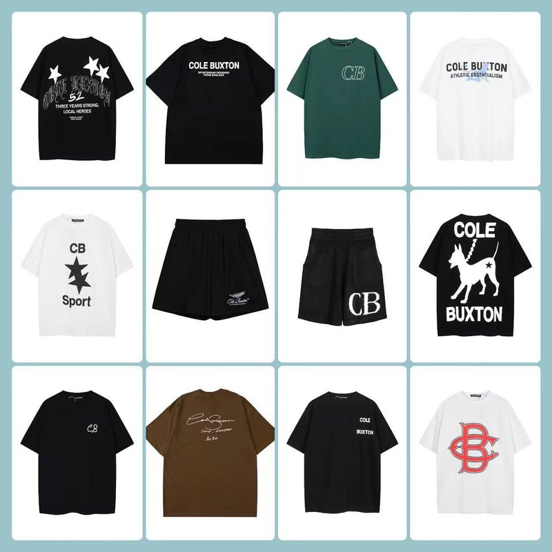 Cb Icon High Street Trendy Brand London Limited Slogan Letter Logo Printing Loose Round Neck Short-Sleeved T-Shirt For Men And Women - Image 2