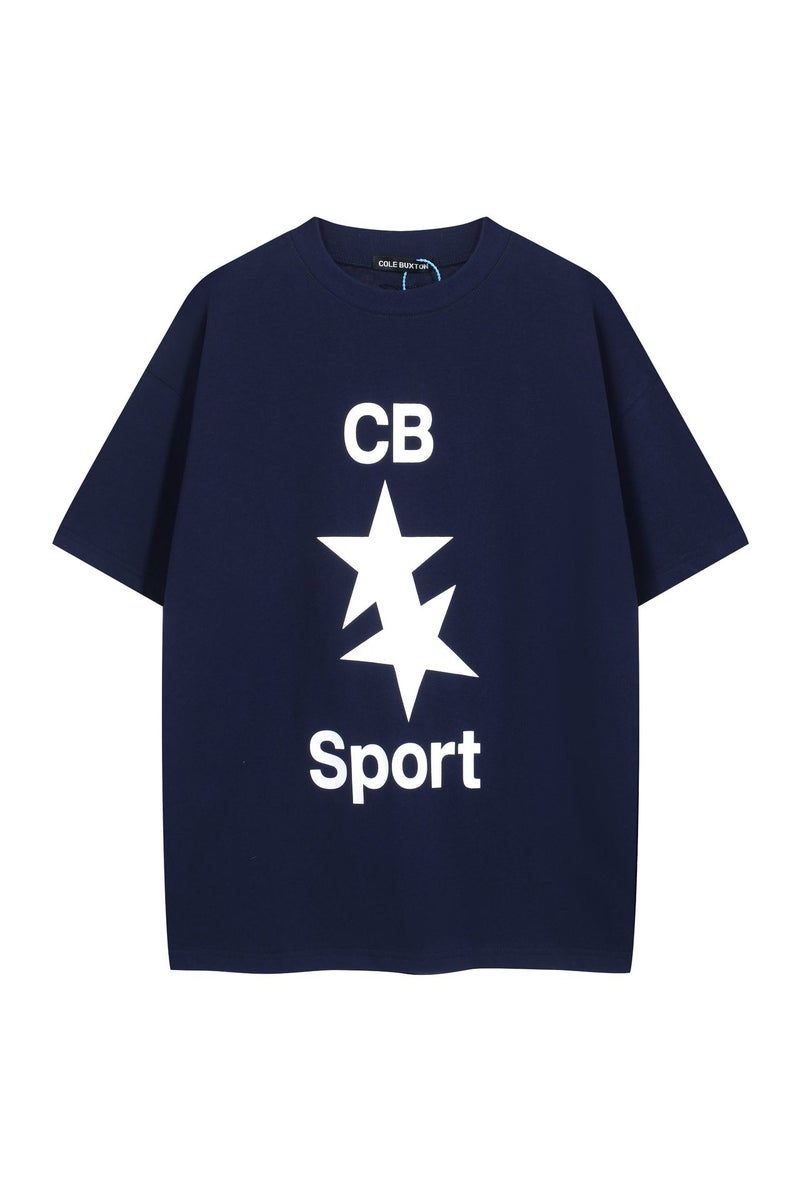 Cb Icon High Street Trendy Brand London Limited Slogan Letter Logo Printing Loose Round Neck Short-Sleeved T-Shirt For Men And Women - Image 1