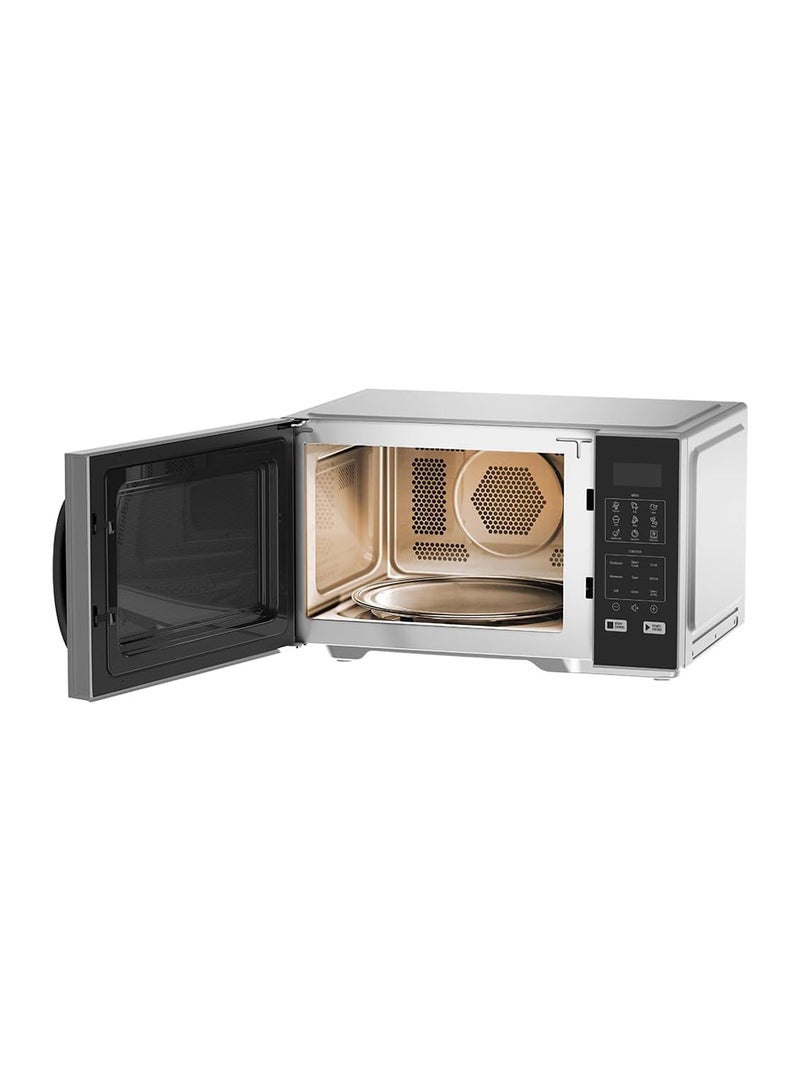 Hitachi Convection Air Fryer Microwave Oven 27L, 33 Auto Cooking Programs, Air Fry/Grill/Bake/Steam Clean/Deodorization, Digital LED Touch Control, Silver Black – HMR-DA2713SLBK 27 L 1450 W HMR-DA2713SLBK Black & Silver - Image 3