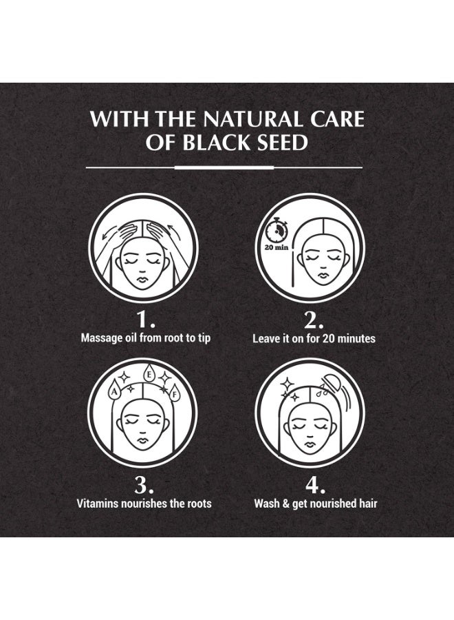 Vatika Enriched Black Seed Hair Oil 200ML - Image 3