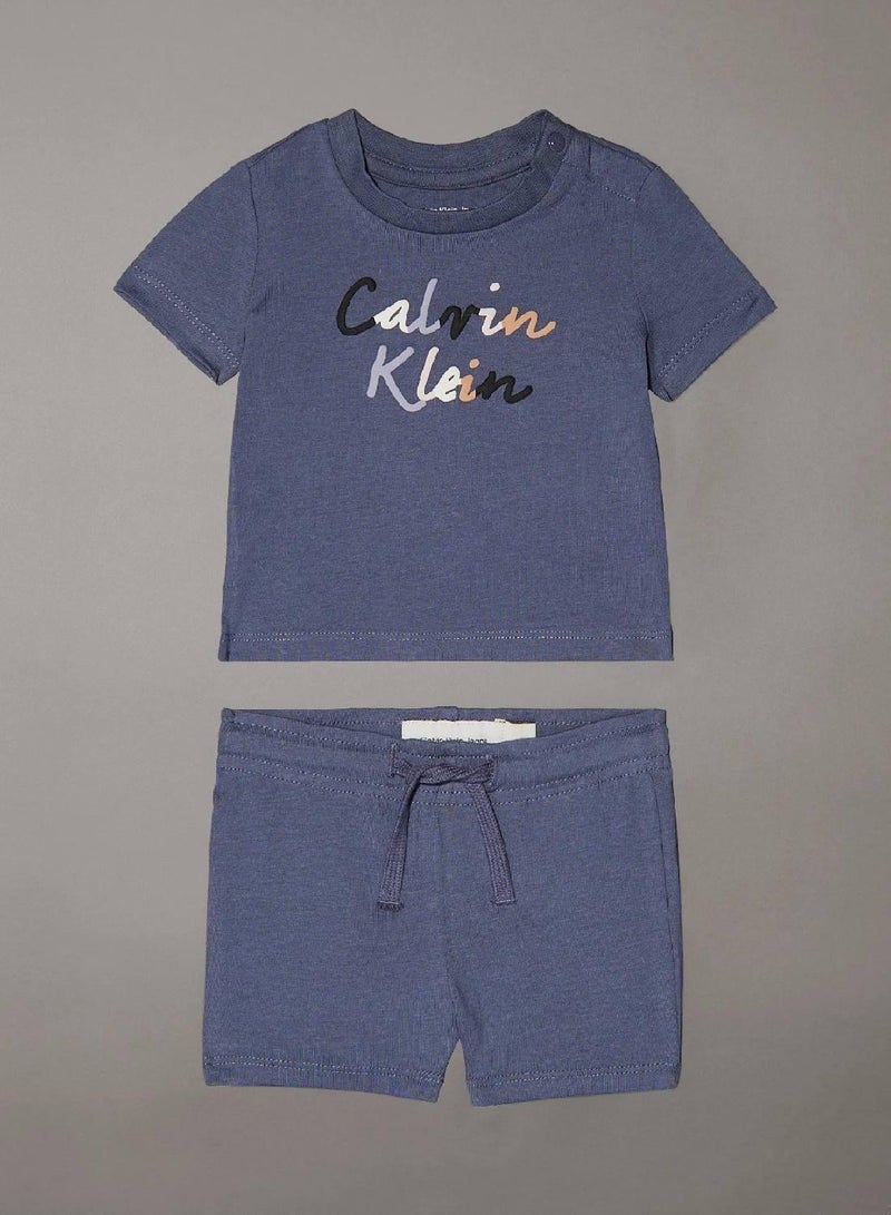 Calvin Klein Jeans Newborn T-Shirt And Shorts Set - Image 1