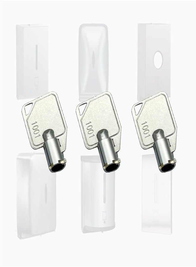 KLIVYA Metal 1001 Dispenser Key, Exquisite Dispenser Key for Select Models of ASI/Bobrick/Frost/Bradley Soap Dispensers.Silver.Pack of 3 - Image 5