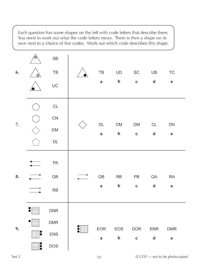 11+ GL 10-Minute Tests: Non-Verbal Reasoning - Ages 9-10 (with Online Edition)  - Image 5