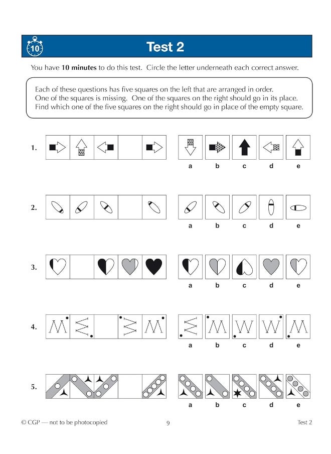 11+ GL 10-Minute Tests: Non-Verbal Reasoning - Ages 9-10 (with Online Edition)  - Image 4