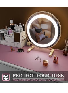 Generic Pink Mouse Pad ,Large Gaming Mouse Pad , 14 Lighting Modes ,80 CM x 30 CM  - Image 5