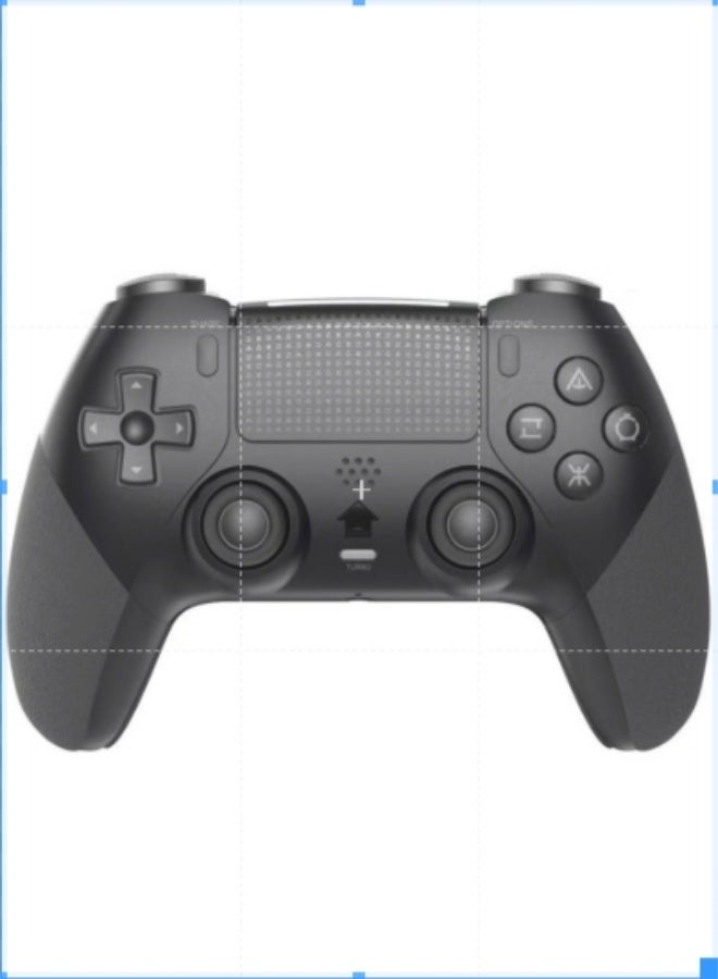أنمي وحدة تحكم لاسلكية احترافية لجهاز بلاي ستيشن 4، متوافقة مع بلاي ستيشن 4/سليم/برو/الكمبيوتر الشخصي، مزودة ببطارية مدمجة قابلة لإعادة الشحن بسعة 800 مللي أمبير/ساعة، وعصا تحكم وأزرار سريعة الاستجابة، وصوت، وتقنية توربو (أسود)