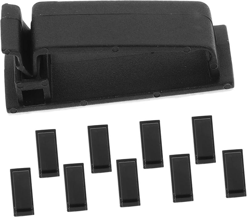 Tehaux 10 Pack Self Adhesive Cable Clips Cord Organizer for Desk Wire Management - Image 2
