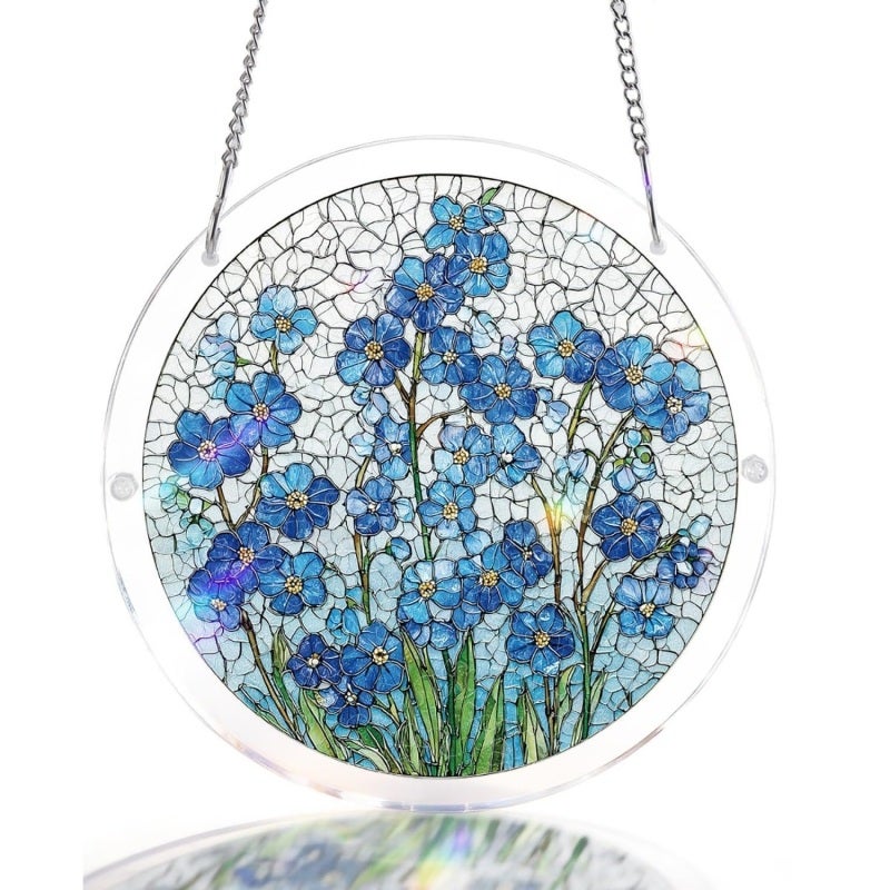 Acrylic Jigsaw Puzzle 20.8*20.8*1CM High Transparency Acrylic Suncatcher - Durable Scratch-Resistant Material Diy Suncatcher for Adult Puzzle Enthusiasts Home Garden Decor - Image 1