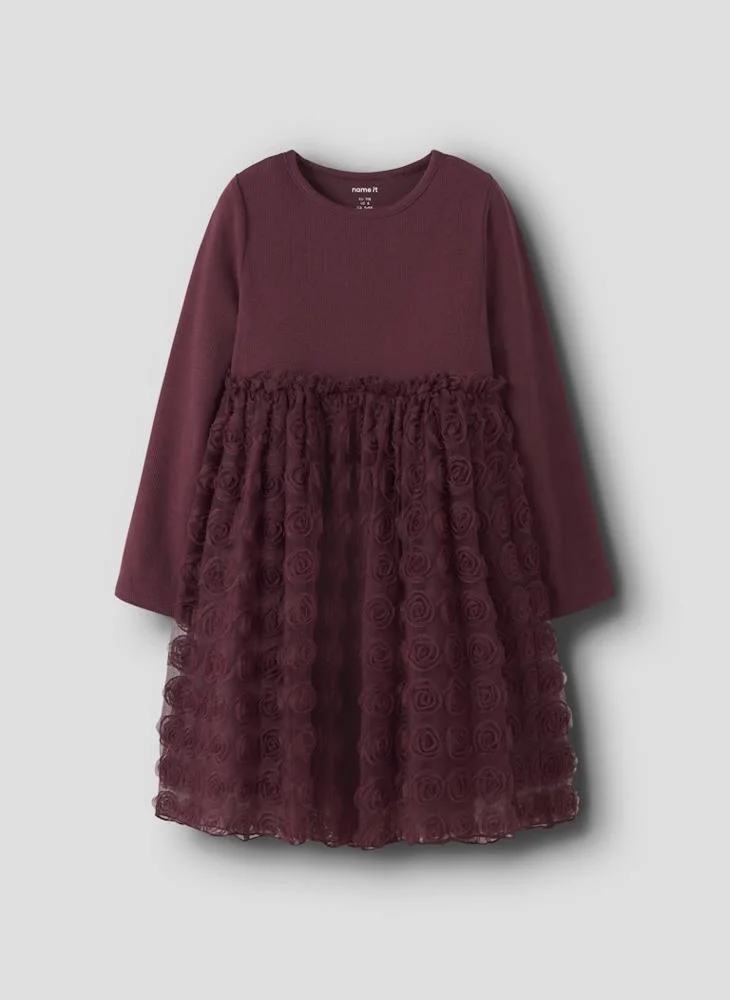 نيم ات فستان ميدي تول للأطفال