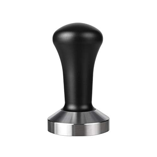SANTOW 58mm Espresso Tamper, SANTOW Barista Coffee Tamper with Flat Stainless Steel Base – Professional Espresso Hand Tamper - Image 1