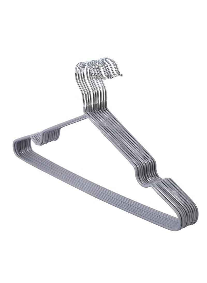 HOMESTAR 10-Piece Cloth Hanger Set Grey - Image 1